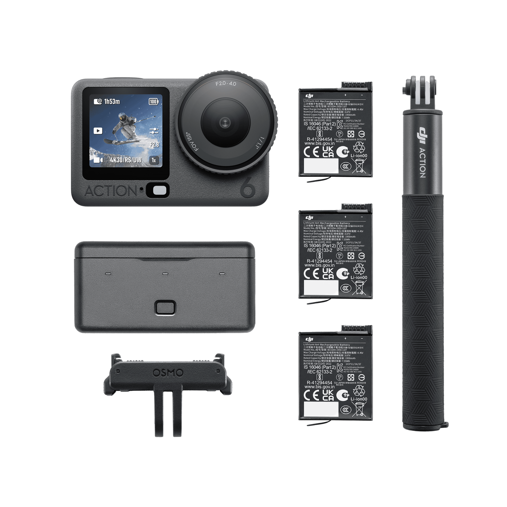 DJI Osmo Action 6 Adventure Combo Action Camera – DJI Hasselblad EU