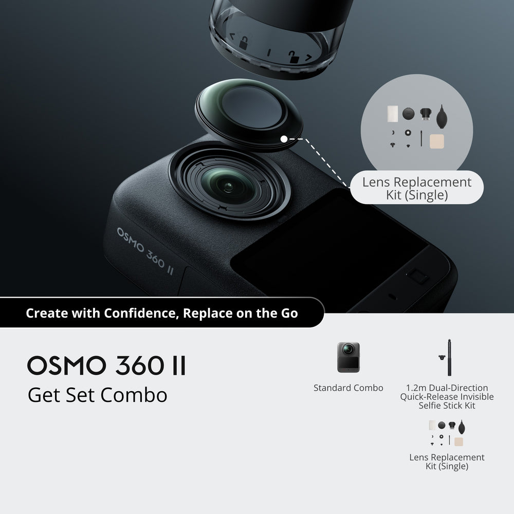 DJI Osmo 360 II Action-Kamera – Get Set Combo