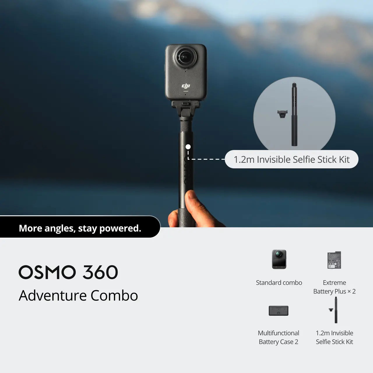 DJI Osmo 360 Adventure Combo Actionkamera