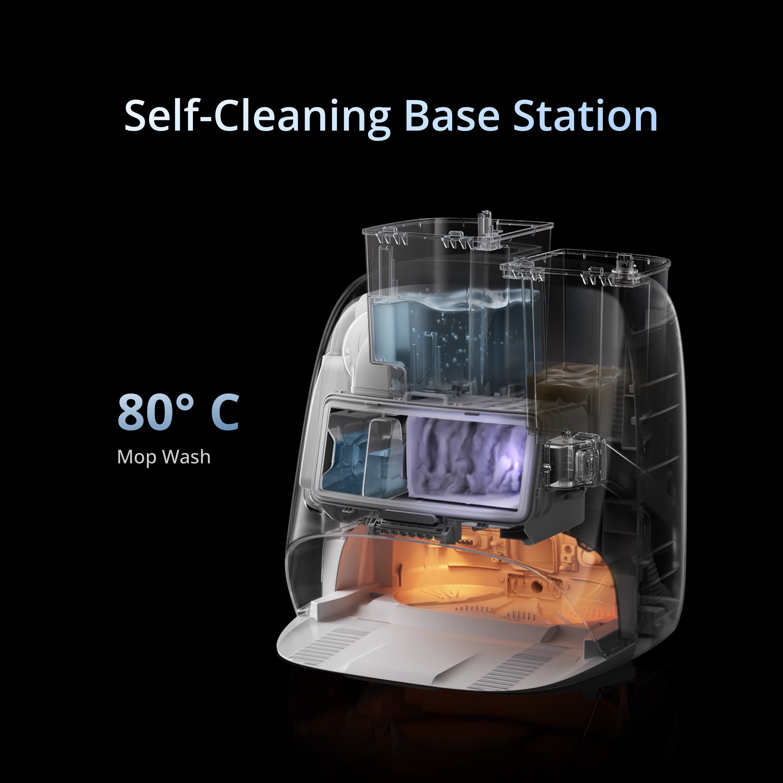 DJI ROMO P2 Robotic Vacuum Cleaner (Water Tank Version) - Clean More Combo