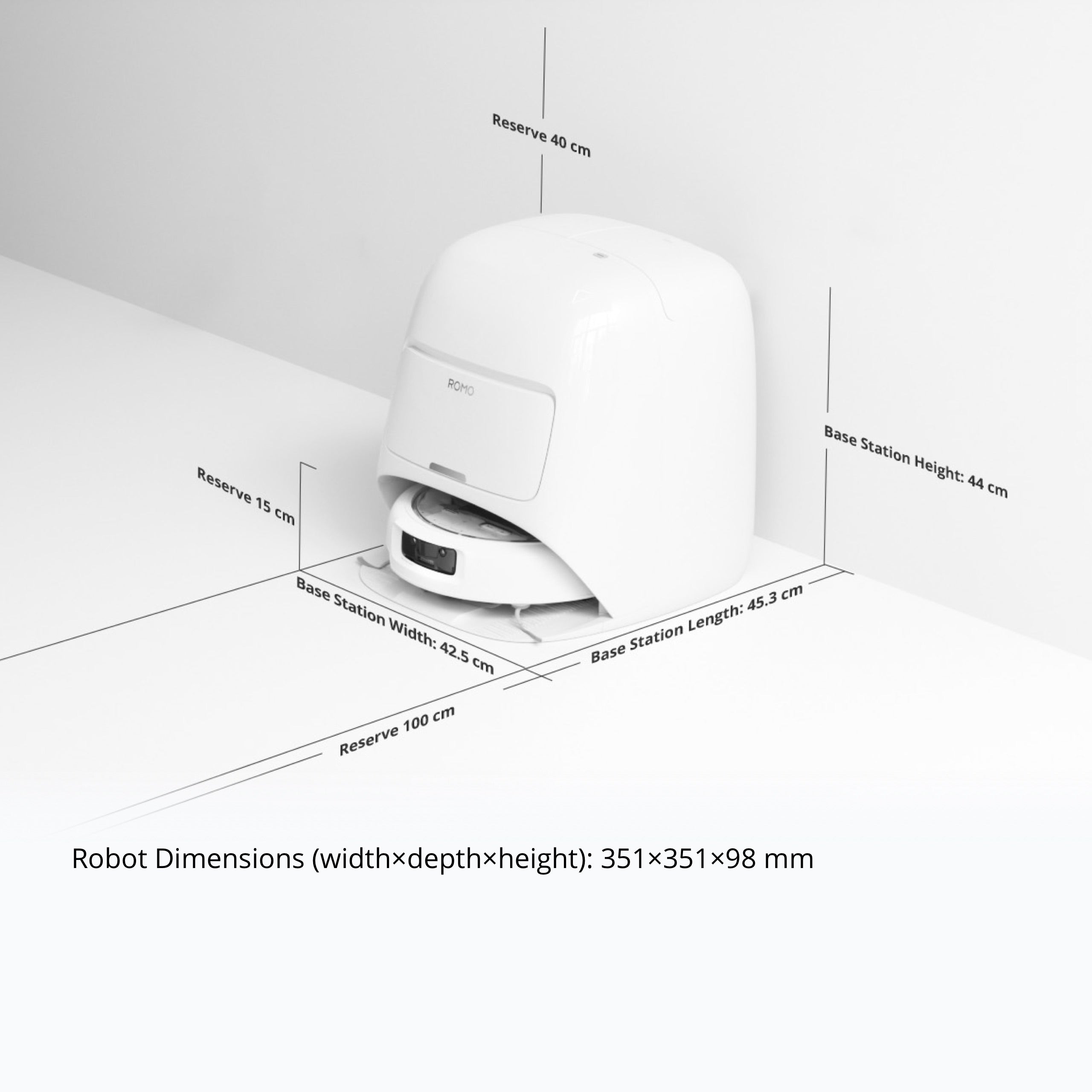 DJI ROMO A Saugroboter (Wassertank-Version)