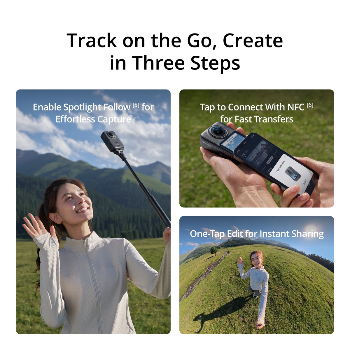 DJI Osmo 360 II Action Camera - Limitless Riding Combo