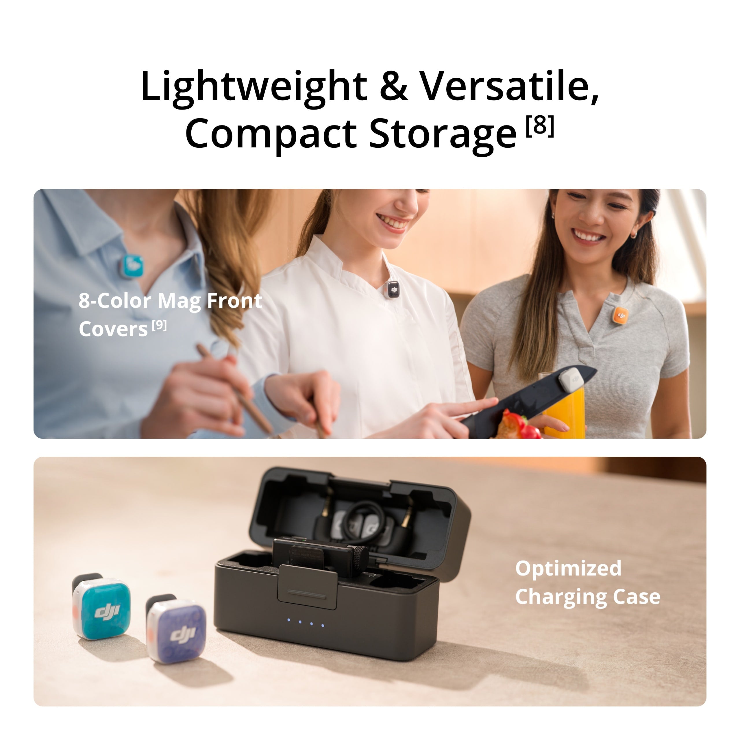 DJI Mic Mini 2S (1 Sender + 1 Handy-Empfänger + Ladeschale)