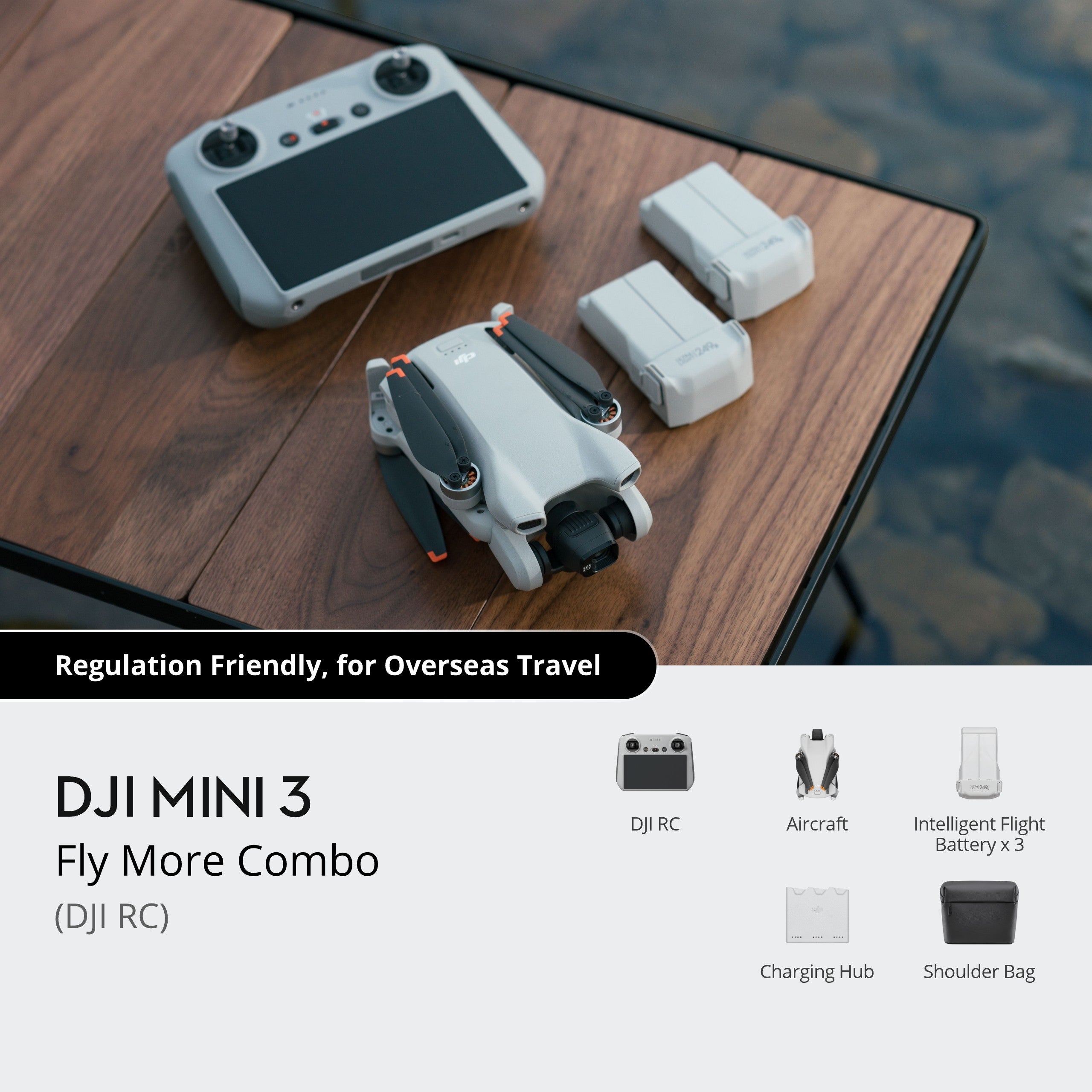 DJI Mini 3 Drone Fly More Combo with RC Controller