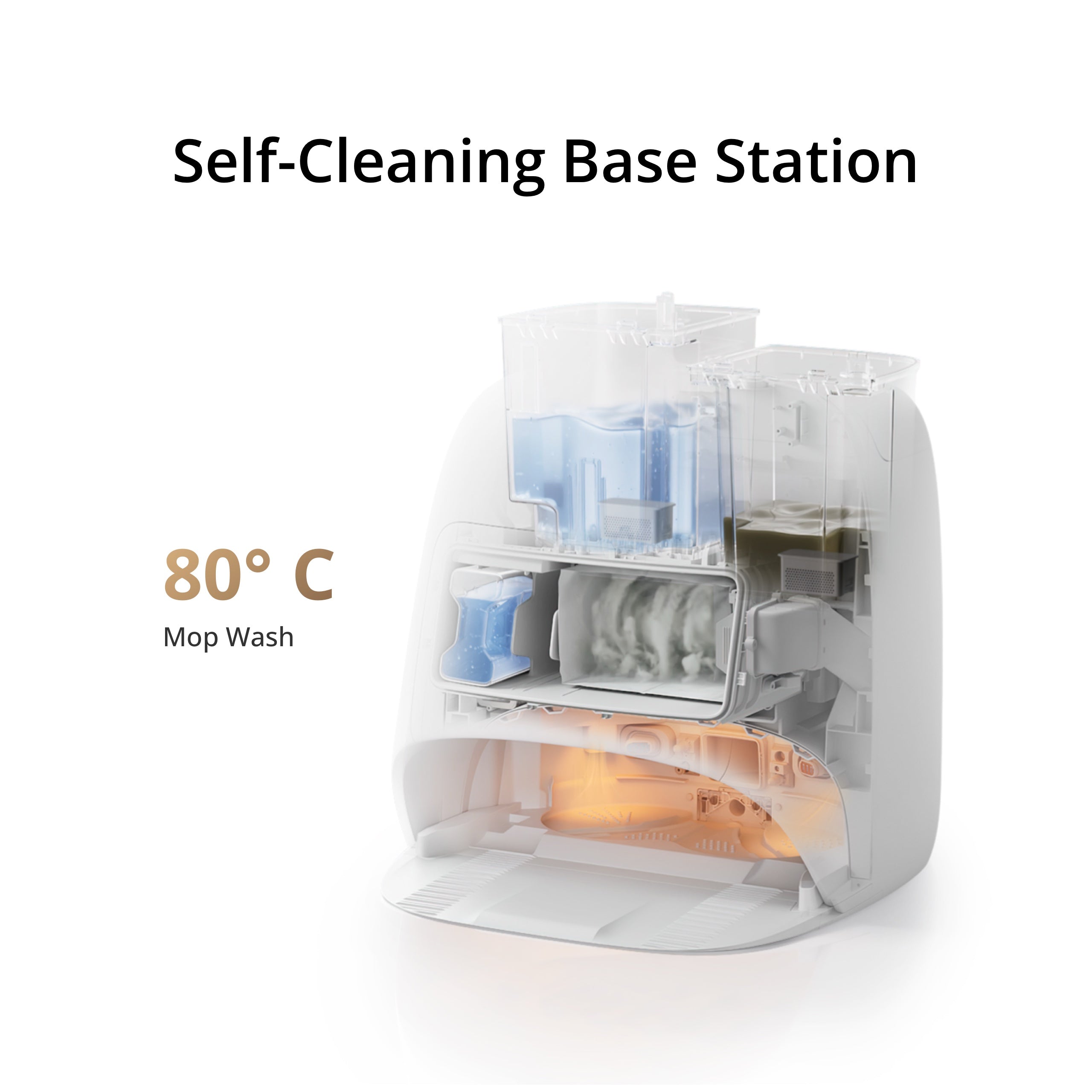 DJI ROMO A2 Robotic Vacuum Cleaner (Water Tank Version)