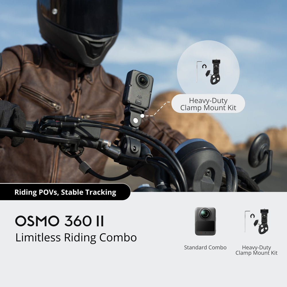 DJI Osmo 360 II Action-Kamera - Limitless Riding Combo