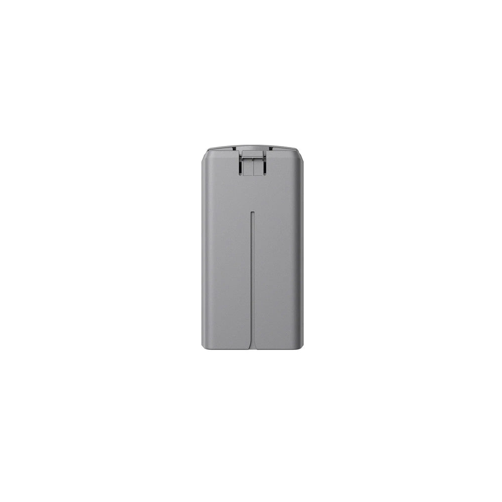 The DJI Intelligent Flight Battery for the DJI Mini 2 / Mini 2 SE / Mini SE / Mini 4K in grey on a white background. 