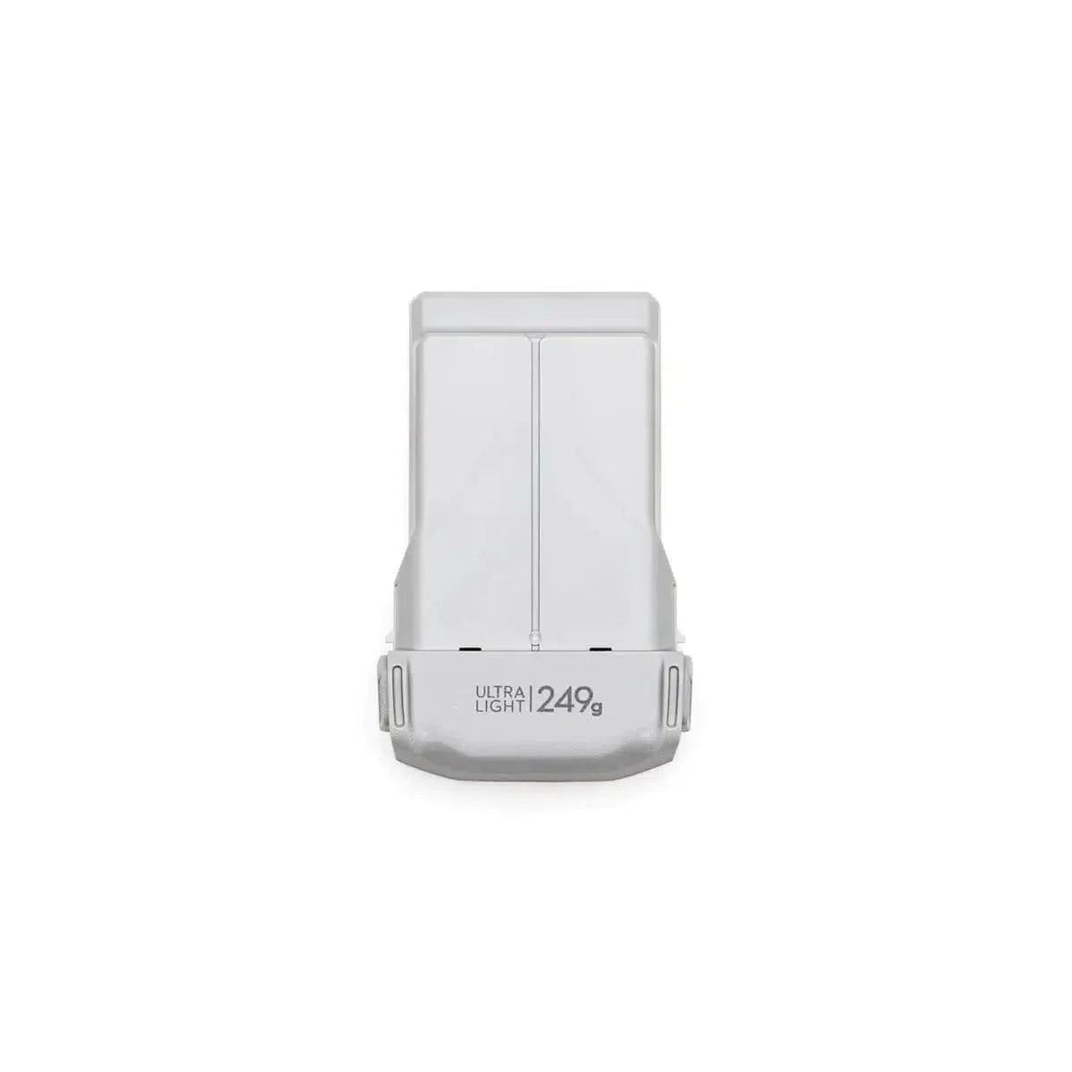 The DJI Intelligent Flight Battery for the DJI Mini 3 Pro in white on a white background, displaying 'ultra light 249g' text. 