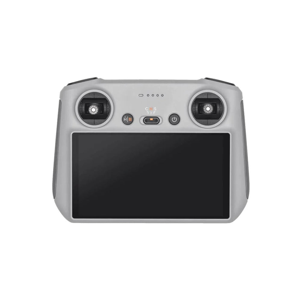 The DJI RC 2 Remote Controller in grey on a white background, showing it's 5.5-inch FHD Screen. 