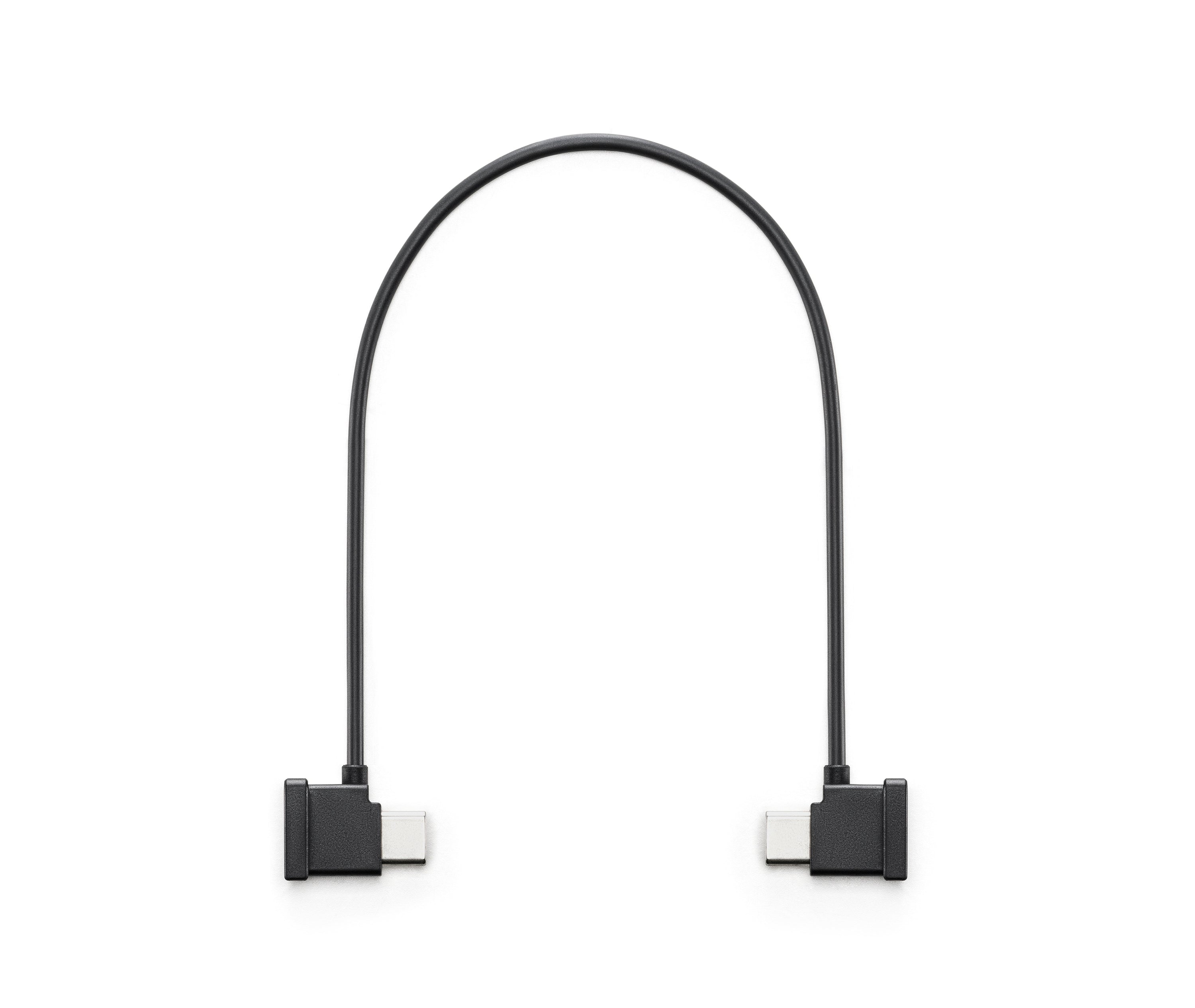 Anschlusskabel zur Verbindung von Empfänger und Handy (USB-C-auf-USB-C, 22 cm)