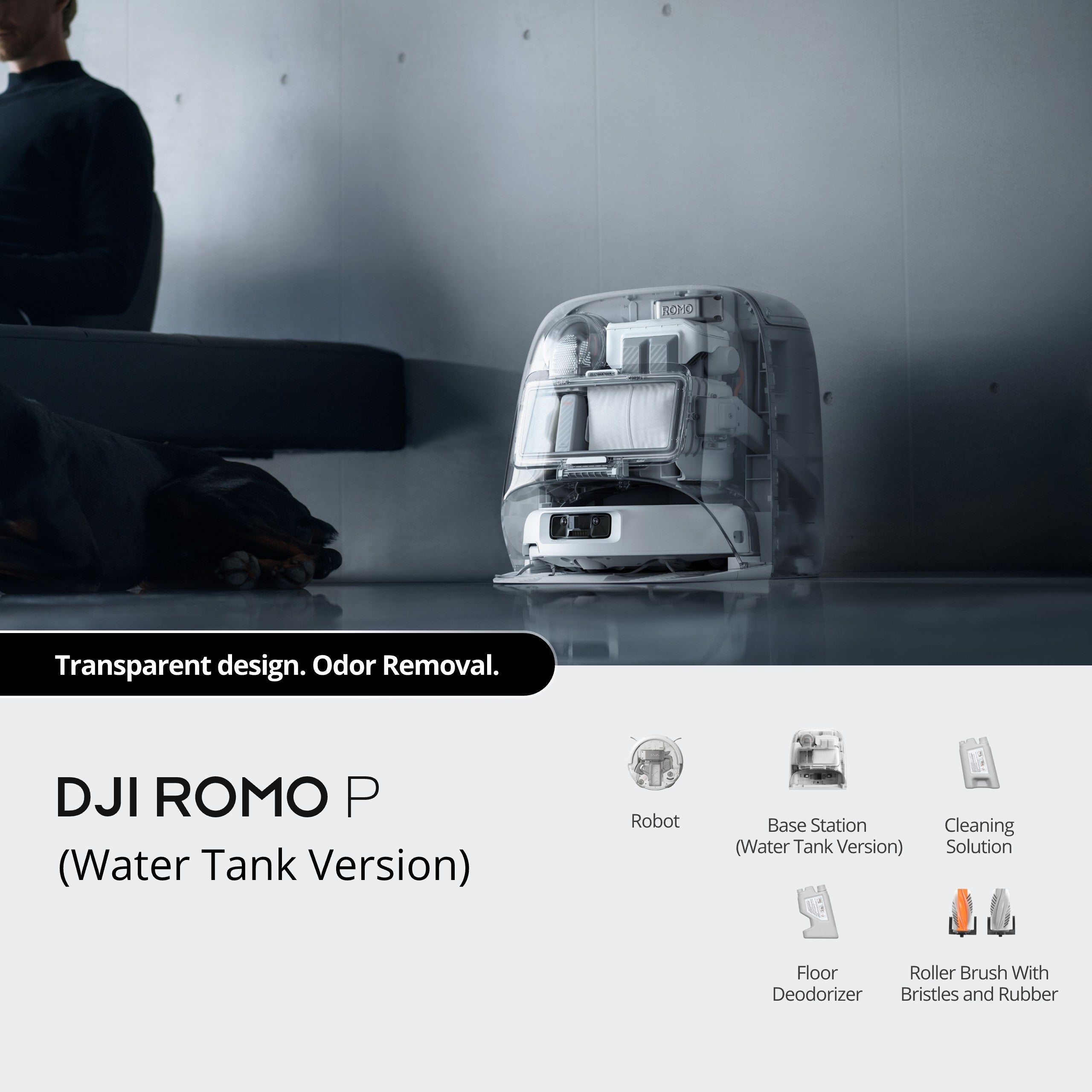 DJI ROMO P Saugroboter (Wassertank-Version)