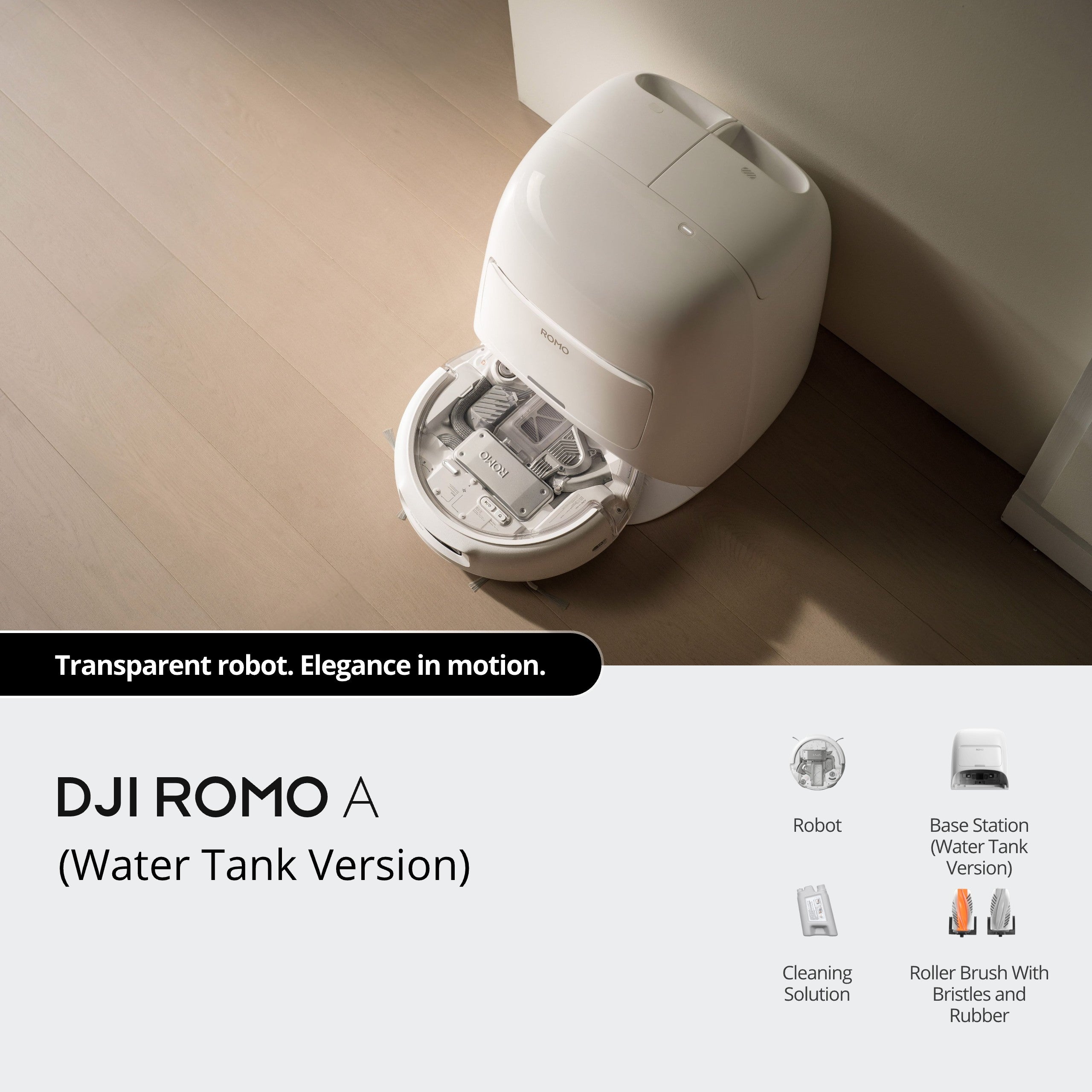 DJI ROMO A Saugroboter (Wassertank-Version)