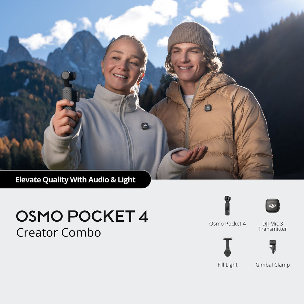 DJI Osmo Pocket 4 Handheld-Kamera (Kreativ Combo)