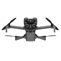 Underside view of the DJI Mini 5 Pro drone on a white background