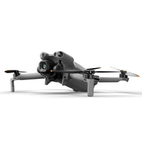 Dji Mini 5 Pro Drone unfolded on the ground shot on a white background