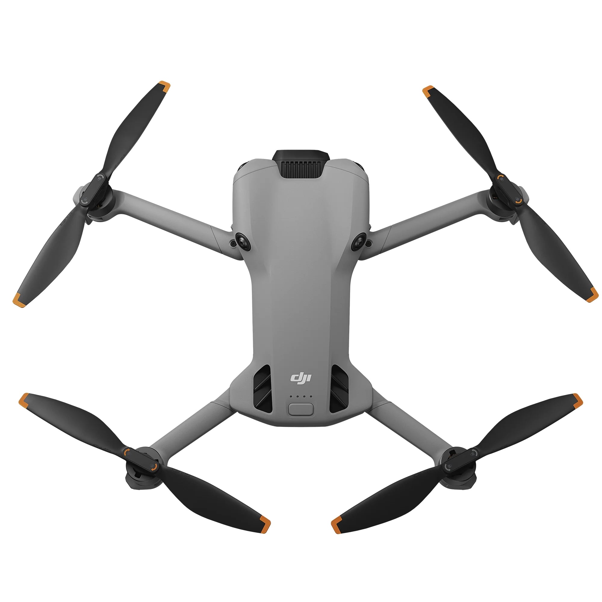 Top view of the DJI Mini 5 Pro on a white background