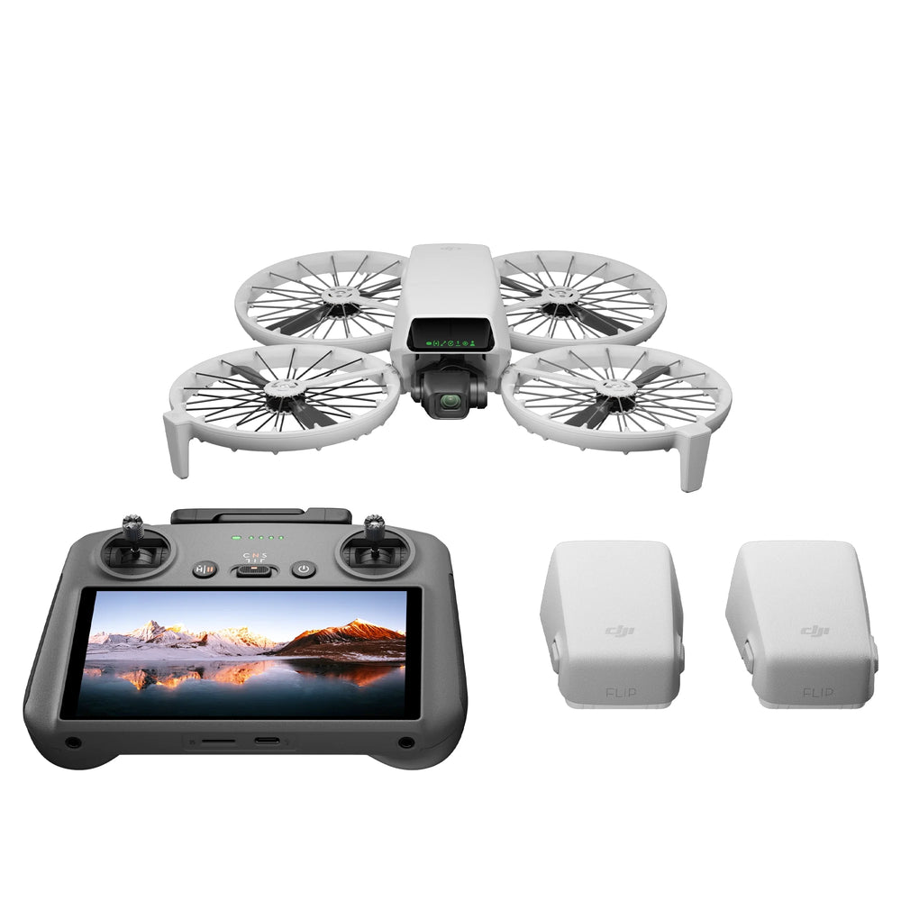 DJI Flip Drohne Fly More Combo mit RC2 Fernsteuerung