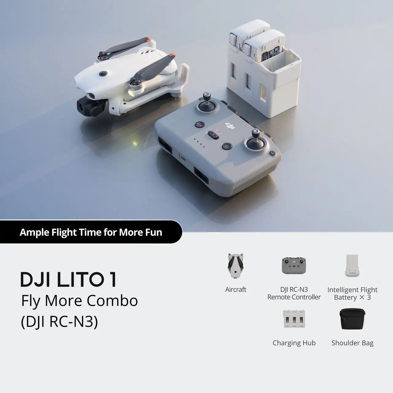 DJI Lito 1 Drohne Fly More Combo mit RC-N3 Controller